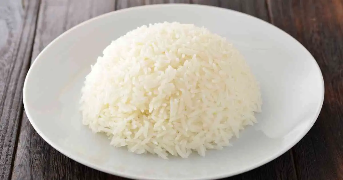 cooked jasmine rice